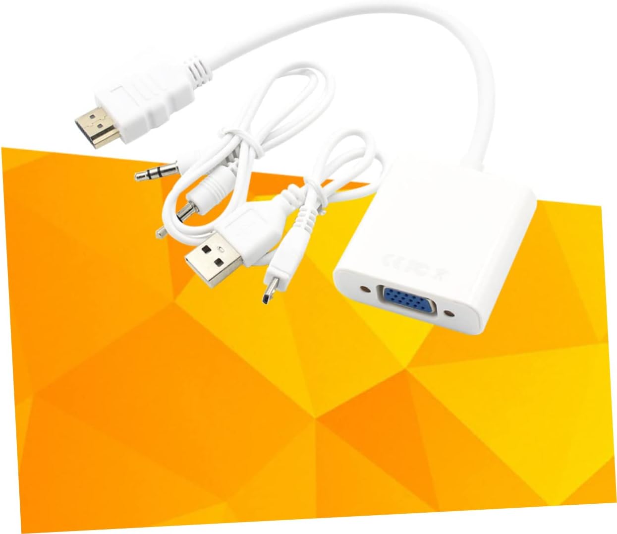 MERRYHAPY USB-Powered to Vga Adapter Converter Computer Cable Adapters for Laptop Monitor