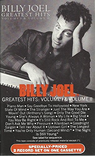 Billy Joel Greatest Hits Cassette Tape