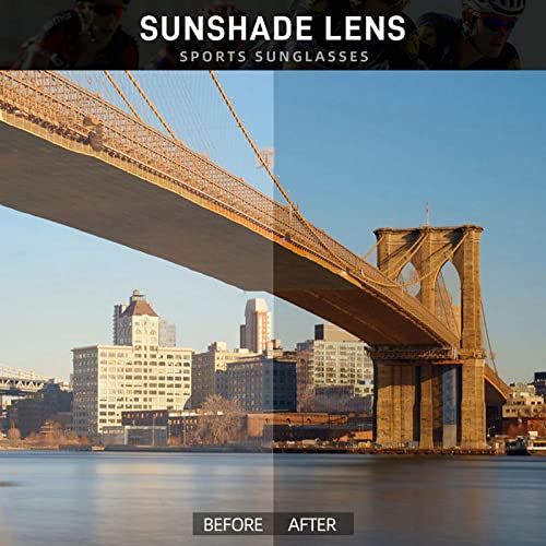 Sgumsy Polarized Cycling Glasses Sports Sunglasses Biking Goggles For Running Hiking Golf Fishing Driving（S2） #TOP5