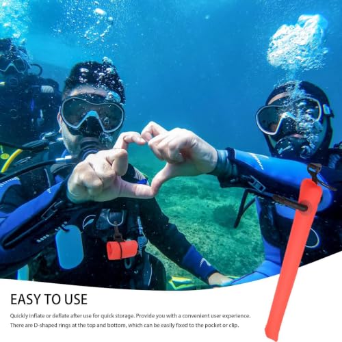 Boya de señal de alta visibilidad para buceo con flotador estanco reforzado 7
