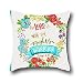 Robert Beautifulsimple Decor Cotton Canvas Christian Bible Verse Throw Pillow Case Home Sofa Cushion Cover Decor Decorative Covers Pillowcase Shell 16*16