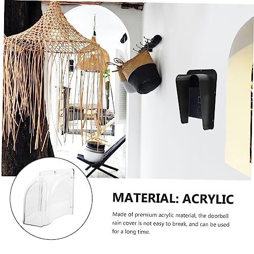 jojofuny Capa de chuva para máquina de controle de acesso campainha maquina de costura sino tampa da