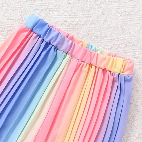 Ensemble d'été filles 7-12 ans tenue confortable vêtements jeux extérieur - 6