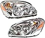 Garage-Pro Headlight Assembly Compatible with 2006-2007 Buick Lucerne Halogen, CX Model, Set of 2, Driver and Passenger Side