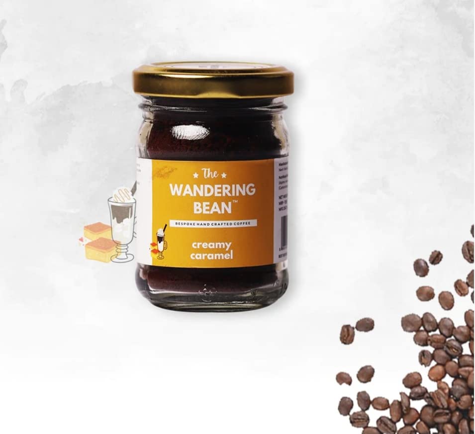 Image of The Wandering Bean Blend Rich & Smooth Creamy Caramel Instant Coffee (40 Grams) Gift Festive, Best Gift Hamper