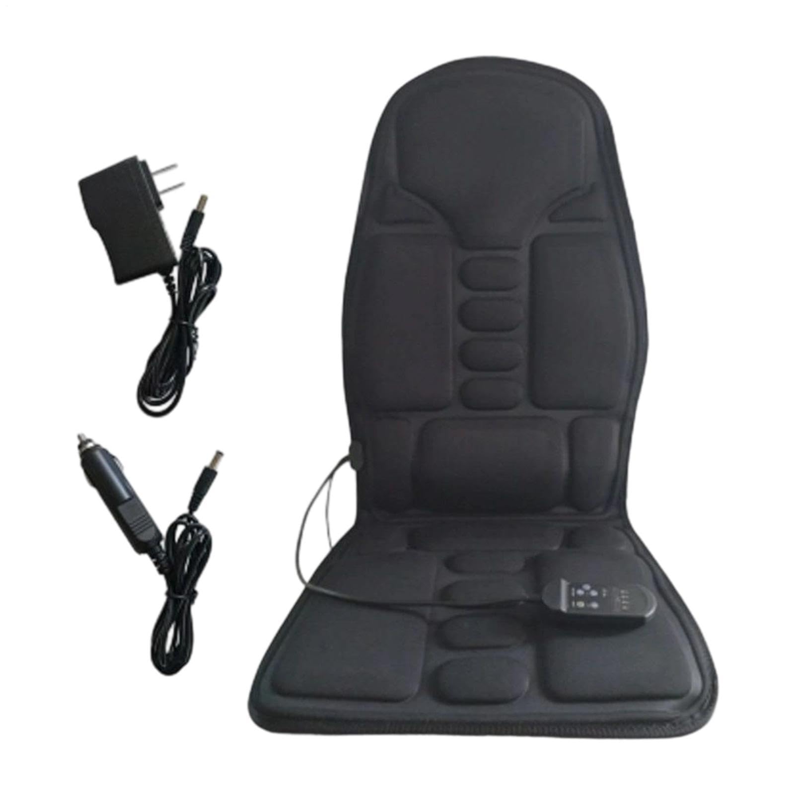 Massage asiento almohadilla de 5 puntos de 5 puntos | Almohadas de calefacción eléctrica: masaje de 3 modos para atletas mayores adultos en la oficina en casa Relajación de la televisión Relajación