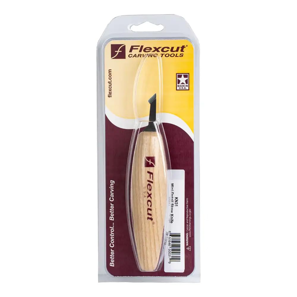 Flexcut FLEXKN31 Cuchillo a Lama Fissa,Unisex - Adultos, Multicolor, un tamaño