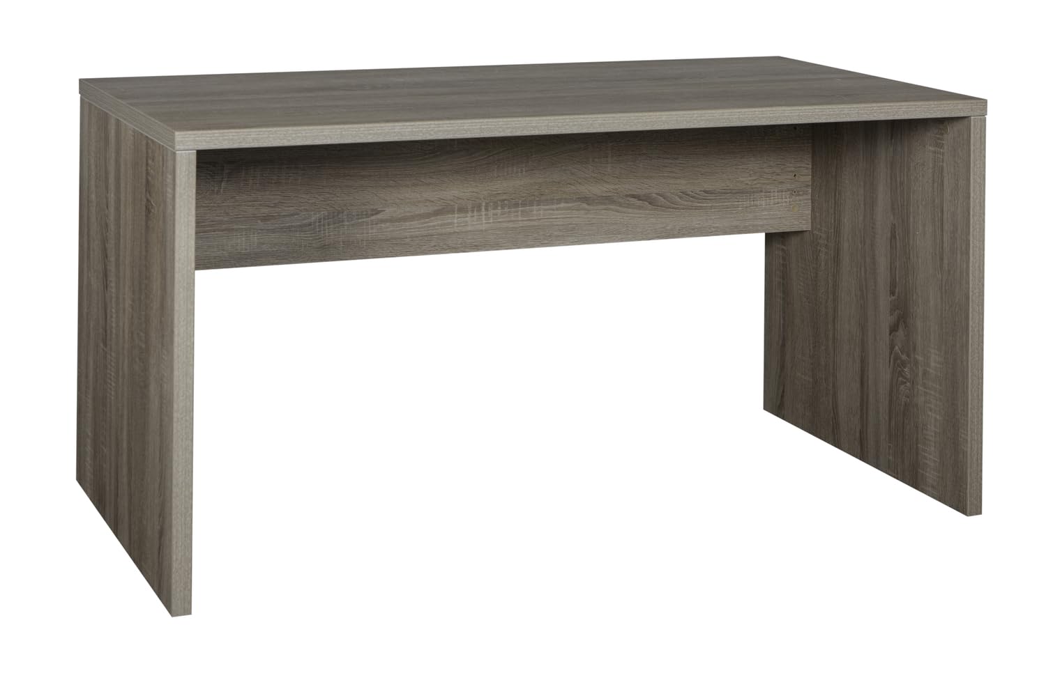 COMPOSAD | Scrivania della Linea DISEGNO, Scrivania PC, Scrivania Moderna, (LxAxP) 138,20x74,50x69 cm, Colore Rovere Sonoma, per Studio, Ufficio, Cameretta, Made in Italy