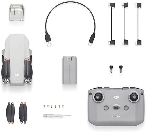 Miniatura 3 de DJI Mini 2 - Drone Quadcopter ultraligero y plegable, cardán de 3 ejes con cámara 4K, foto de 12MP, tiempo de vuelo de 31 minutos, transmisión de