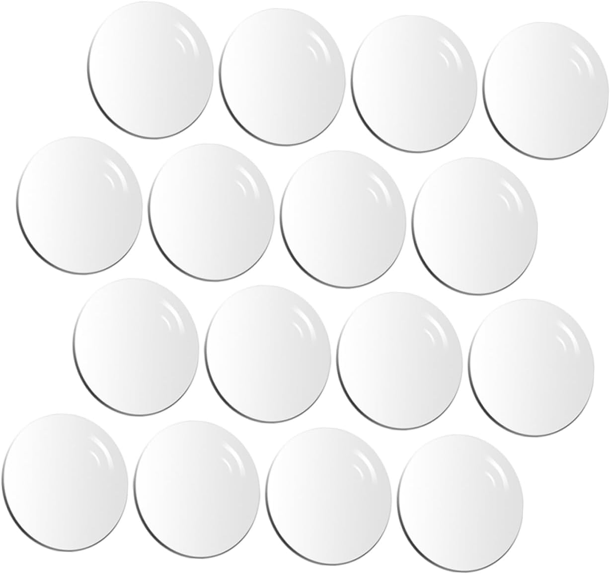 Alipis 200pcs Acrylic Discs for Cake Serving Baking and Crafts Acrylic Circle Sheets Multi-function Dessert Display Trays Thickness