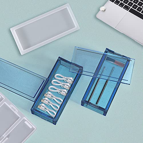 Diarypiece Domino Box Silicone Mold, For Domino Storage Box Resin Casting Mold #TOP2