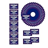 50 Pack Donald Trump 2024 Saves America Again Sticker Decal Bumper Car Laptop Window Decoration