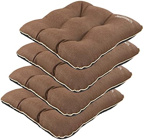 Basic Beyond Set 4 Cuscini Da Esterno Blu Navy 48x49 Cm: Impermeabili Con Cinghie E Maniglia - 2