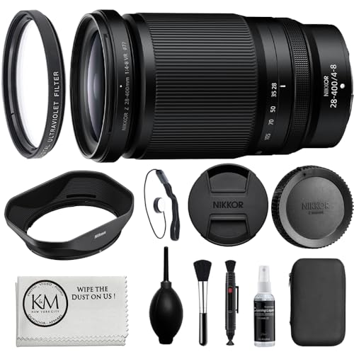 Nikon NIKKOR Z 28-400mm f/4-8 VR�����Y UV�t�B���^�[ + �N���[�j���O�L�b�g 6�_ + �N���[�j���O�N���X (4�A�C�e��)