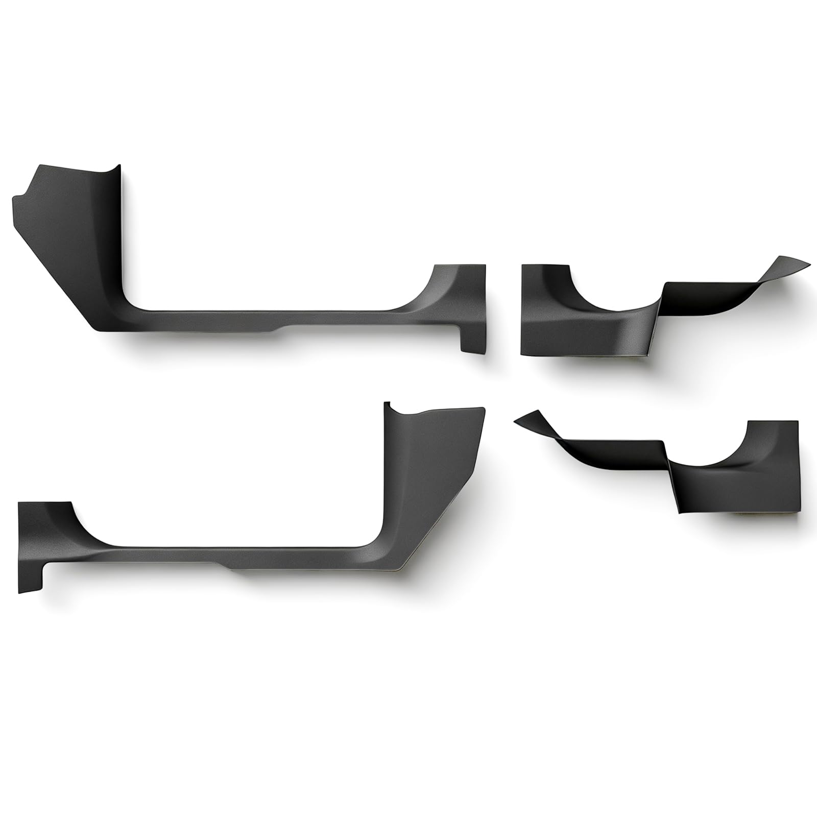 4PCS Front & Rear Door Entry Threshold Strip Protector Door Sill Protective Cover for Tesla Model Y Juniper 2025 2026 Accessories Anti-dust Pads Protector Cover.