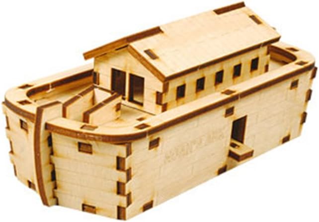 Desktop Wooden Model Kit Noah's Ark Kids / YG776 by YOUNGMODELER