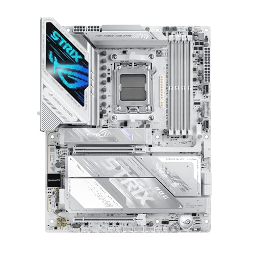 ROG Strix X870E-A Gaming Neo, Scheda Madre AMD ATX, Socket AM5, 16+2+2 Stadi di Alimentazione, Slot DDR5, 4 Slot M.2, PCIe 5.0x16, WiFi 7 con Q-Antenna, PCIe Slot Q-Release, Aura Sync, Bianca - Scheda madre - Immagine 1