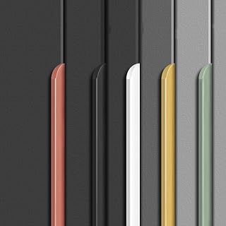 4 Pack Finger Pulls for Cabinets Finger Handles Drawer Edge Tab Pull, Modern Dresser Long Concealed Handles Kitchen Cabinet Hardware (7.87"(200mm),Grey)