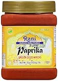 Rani Paprika (Deggi Mirch, Low Heat) Spice Powder, Ground 16oz (1lb) 454g PET Jar ~ All Natural, Salt-Free | Vegan | No Colors | Gluten Friendly | NON-GMO | Kosher | Indian Origin