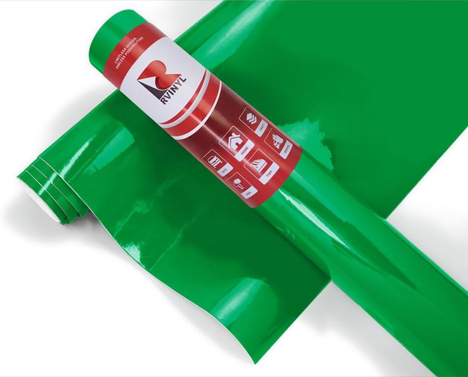 ORACAL 951 Light Green Gloss Permanent Adhesive Vinyl Roll for Craft and Sign Cutters (12in x 10ft Roll)