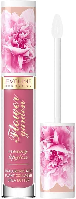 Eveline Cosmetics FLOWER GARDEN LIP GLOSS HYALURONİK ASİTLİ DUDAK PARLATICI 4,5ML