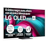 LG OLED83C54LA - TV 83", OLED EVO 4K, Smart TV AI C5, WebOS 25, Super Upscaling, Dolby Vision y Dolby Atmos, AMD FreeSync, Alexa/Google Assistant, Negro