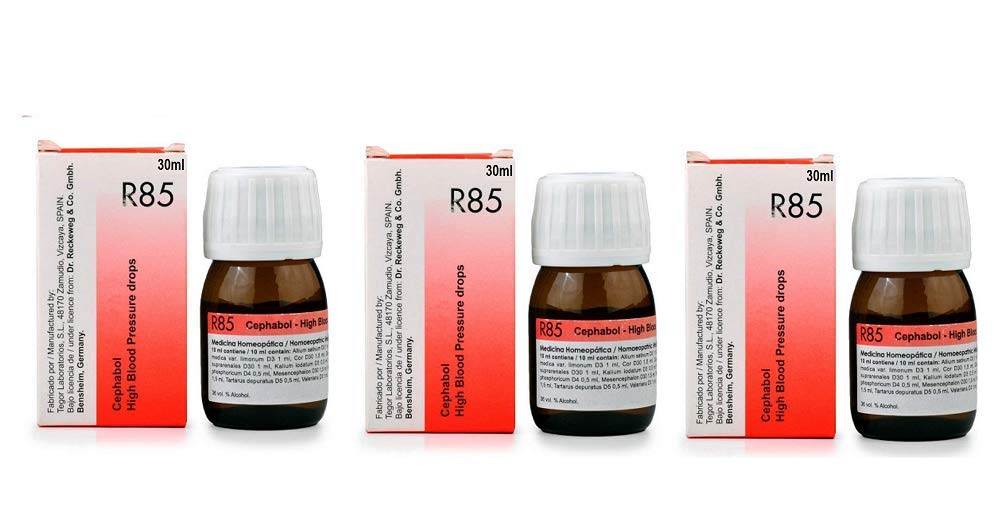 Dr. Reckeweg R85 High Blood Pressure Drop 30ml (Pack of 3)