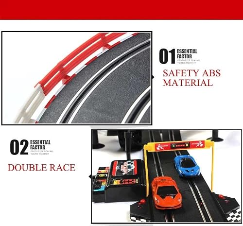 Vintage Muscle Car Huge 1:43 Scale Slot Car Race Track #TOP2