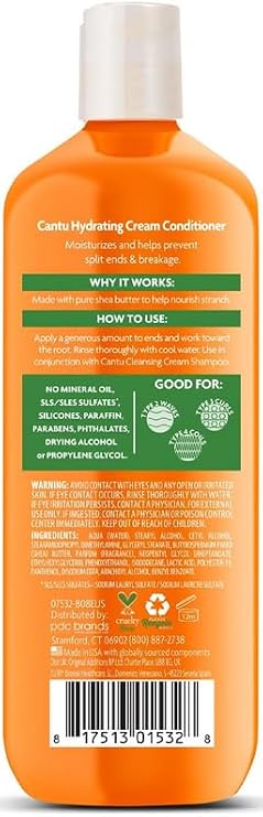 Cantu Coconut Curling Cream 12oz with Sulphate Free Shampoo & Conditioner 12oz & Shea Butter Moisturizing Curl Activator Cream 12oz