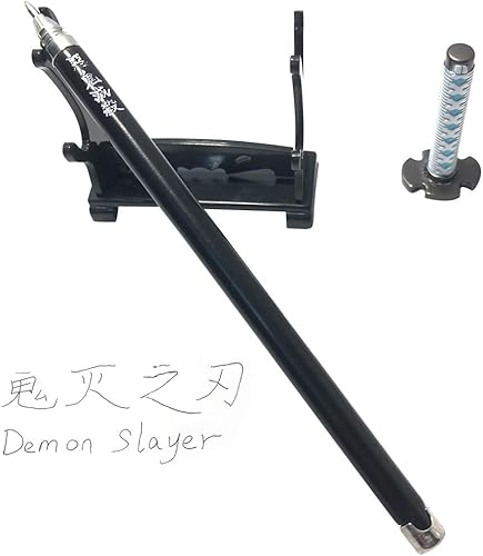 Miniatura 5 de Demon Slayer: Kimetsu no Yaiba, cuchillo katana de Kamado Tanjirou, bolígrafo de firma con diseño de espada, colección de juegos, suministros de