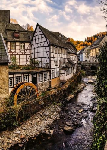 Ravensburger Puzzle Monschau Dans ’eifel Puzzle Paysage 1000 Pièces - vue 3