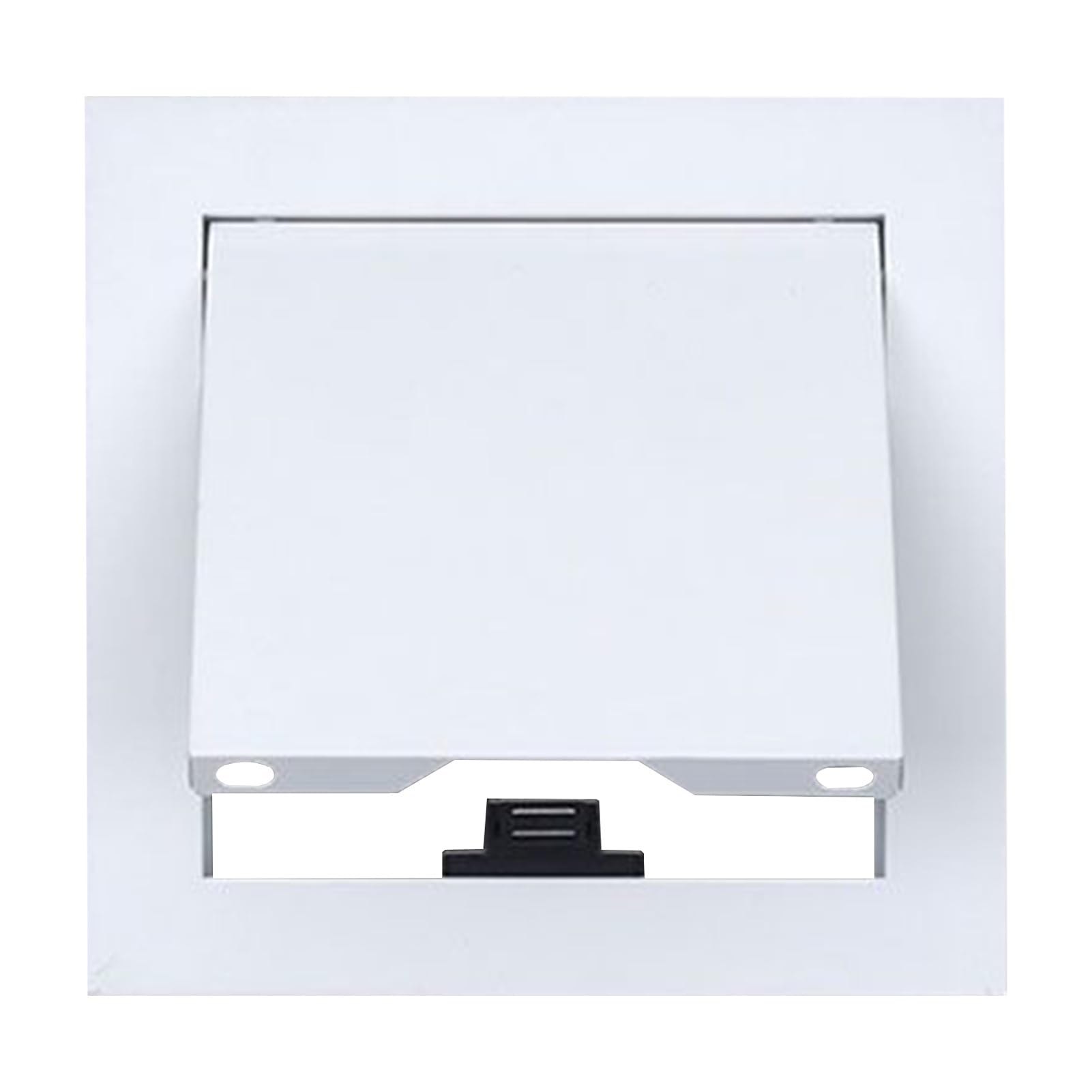 White Push Open Attic Access Door Ceiling 6x6 14x14 28x28 32x32 inch, Recessed Metal Drywall Inspection Panel, Wall Hatch Cover Plate for Electrical Plumbing Inspection(16x28in/41x71cm)