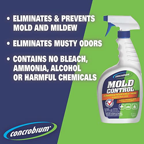 Concrobium Mold Control, 32 oz Spray – Eliminates & Prevents Mold – EPA-Registered, Bleach-Free, Odorless, VOC-Free by Concrobium - Used condition - US$11.85