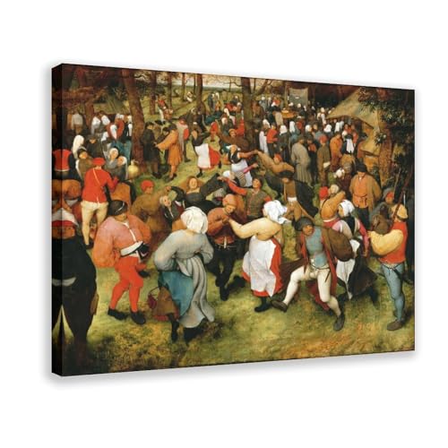 Toile Pieter Bruegel The Wedding Dance pour créer une ambiance chaleureuse au salon
