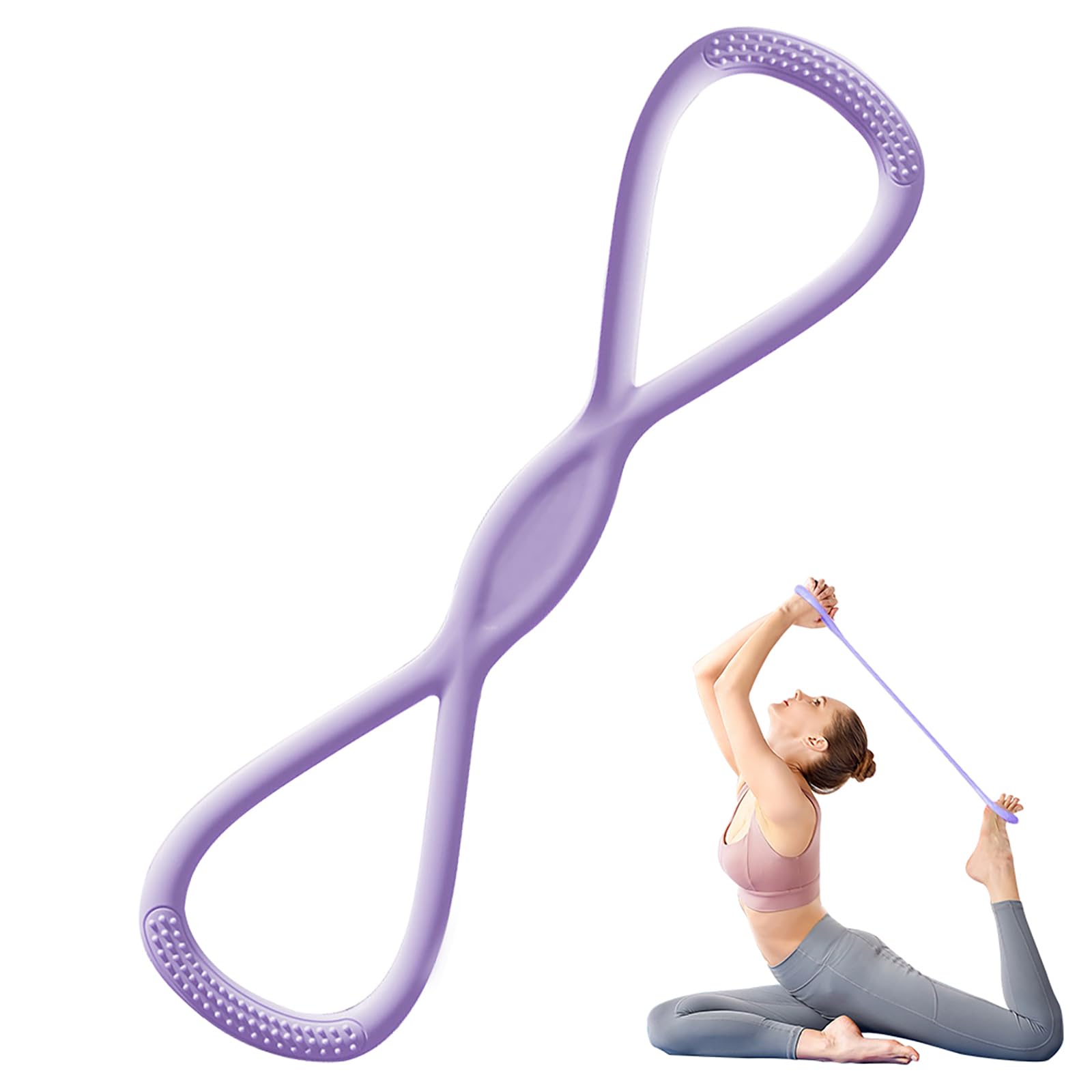 LUPATDY Resistance Bands, 8-förmiges Widerstandsbänder 25LB,
