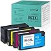 Price comparison product image ZIPRINT 963XL Compatible HP 963XL 963 XL ink Cartridge for HP Officejet Pro 9010 9015 9020 9012 9014 9016 9018 9019 9022 9025 All-in-One Printer (Black/Cyan/Magenta/Yellow)