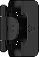 Vista 13 de Amerock BPR8701CZ Bisagra para gabinete Superposición doble desmontable de 1/4 pulgada (6 mm) Bronce champán Bisagra para puerta de gabinete