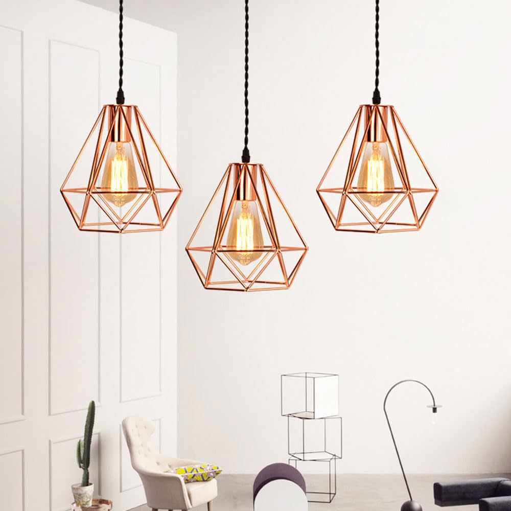 Lampa Wisząca E27 Z Pojedynczą Głowicą Żyrandol Industrialny Z Abażurem STVDEDG