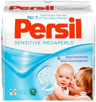Persil Sensitive Laundry Megapearl Detergent 16 Loads New packaging by Henkel Persil