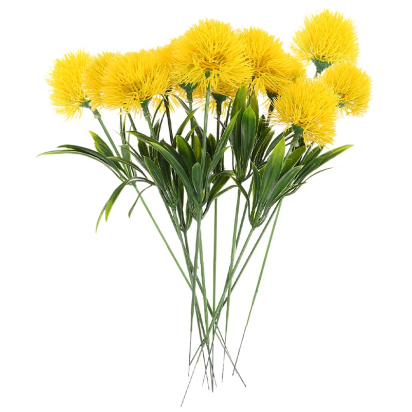 Plantes de pissenlit artificielles Cabilock jaunes pour déco maison et jardin