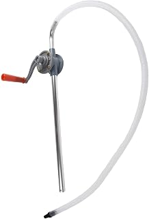 Aluminum Hand Crank Oil Transfer Pump Manual Diesel Fuel Dispenser Adjustable Tube for Engine Gear Hydraulic Heating Oil