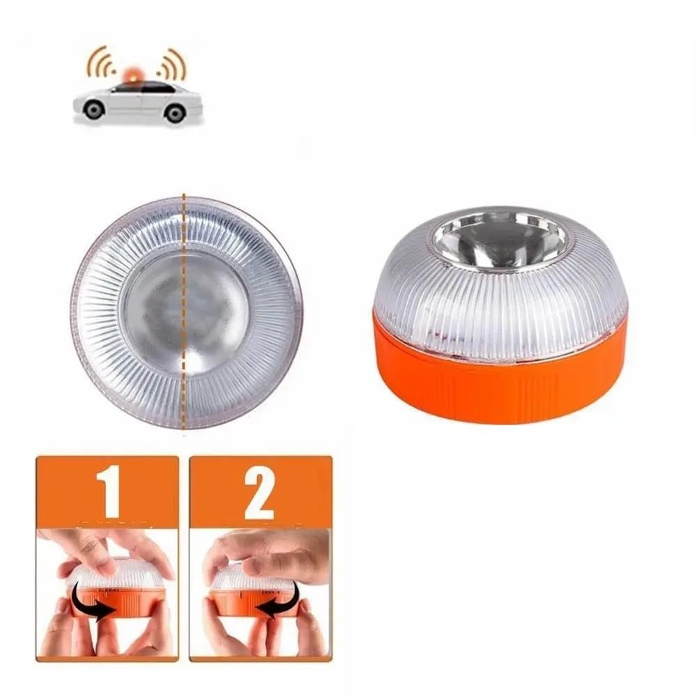 Lampa awaryjna V16 Samochodowa lampa ostrzegawcza z akumulatorem, indukcją magnetyczną, stroboskopowa, nowa