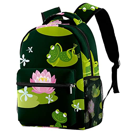 Sac à dos décontracté pour femme rayures marines et motif citron grand format multicolore
