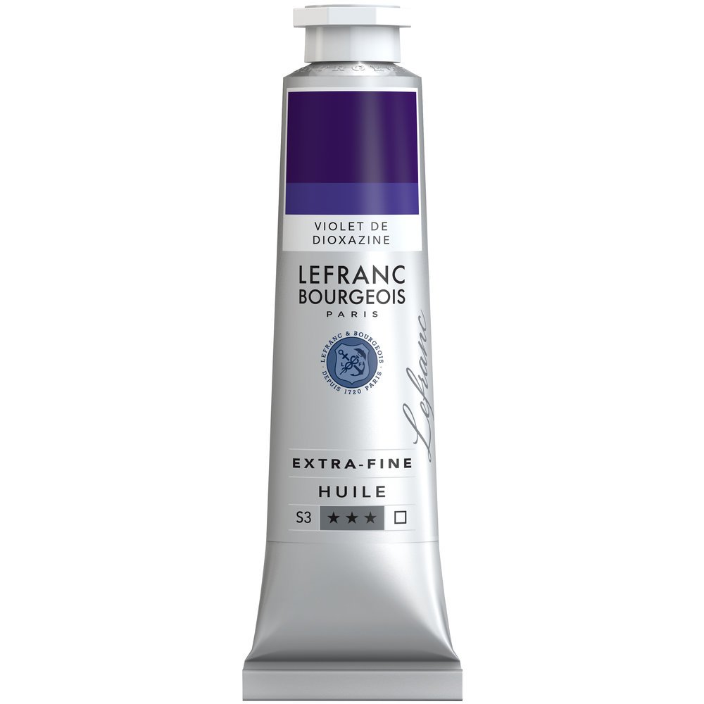 Lefranc Bourgeois Extra-Fine Oil Paint, Artists Quality, Dioxazine Violet, 40ml Tube