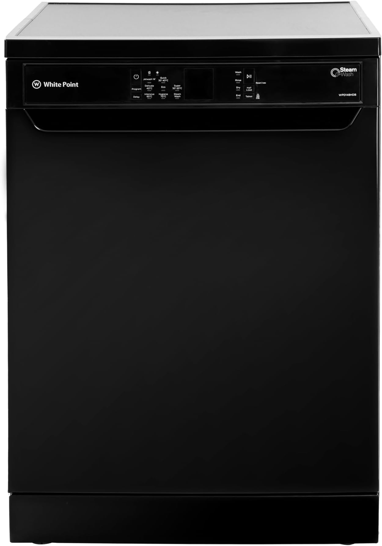 white point WPD148HDB Dish Washer 14 PERSON 8 Programs Half