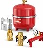Flamco Flexcon Premium Expansion Cup 8 Litres 0.5 Bar Preload Pressure 6 Bar MB 2 Suspension Frame Quick Coupling 3/4 Boiler Group Plus 3/4 MAG Wall Mounting for Expansion Vessel