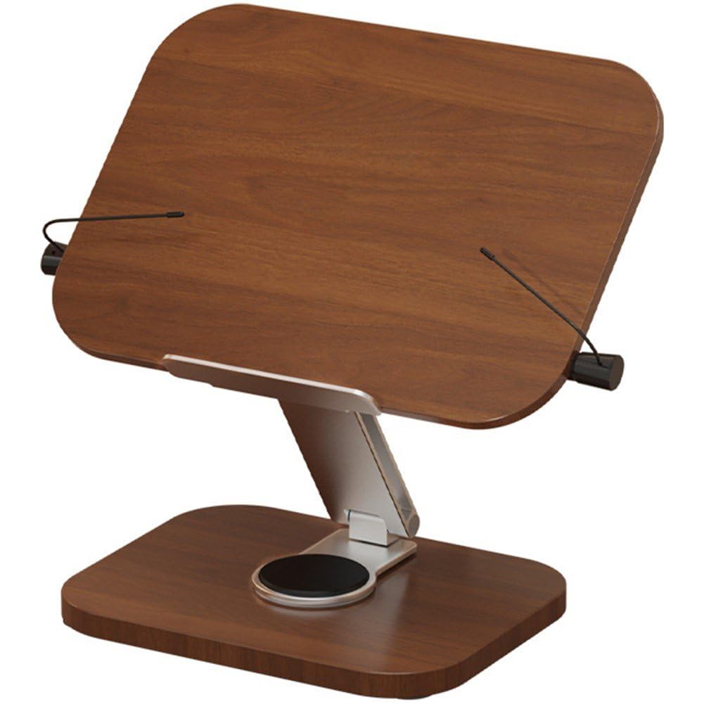 Support de livre en bois rotatif haut de gamme pour bureau design