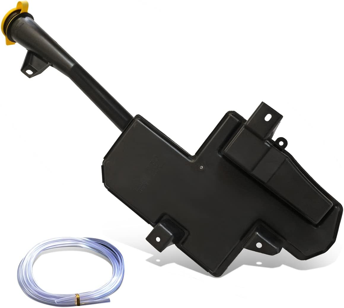 Auto Dynasty HO1288228 Factory Style Car Windshield Washer Reservoir Tank - Reservoir Cap | Washer Fluid Pump - Compatible with Honda Passport Pilot LX EX EX-I Touring FWD 16-20, Black
