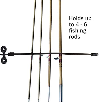 Rod Tamer Deck Mount Rod Straps, Black, 4-Pack, 18 inch
