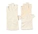 Breathable Cool Fingerless Gloves UV Lightweight Cute Fingerless Gloves Evening Fingerless Gloves Beige